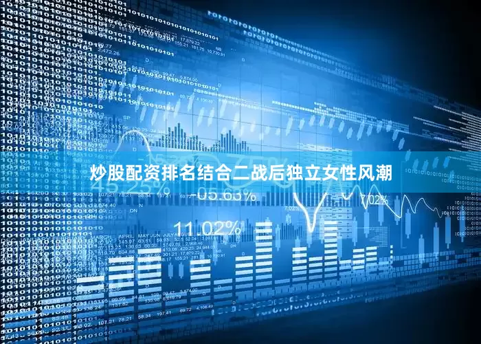 炒股配资排名结合二战后独立女性风潮